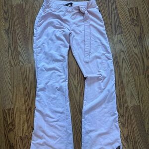 Women's Cozy Tie-Waist Lounge Pants - Light Pink